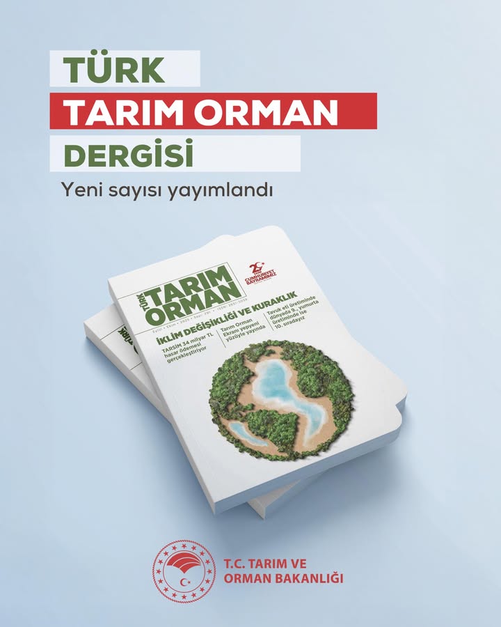 T.C. Tarım ve Orman Bakanlığından Yeni Dergi Yayını