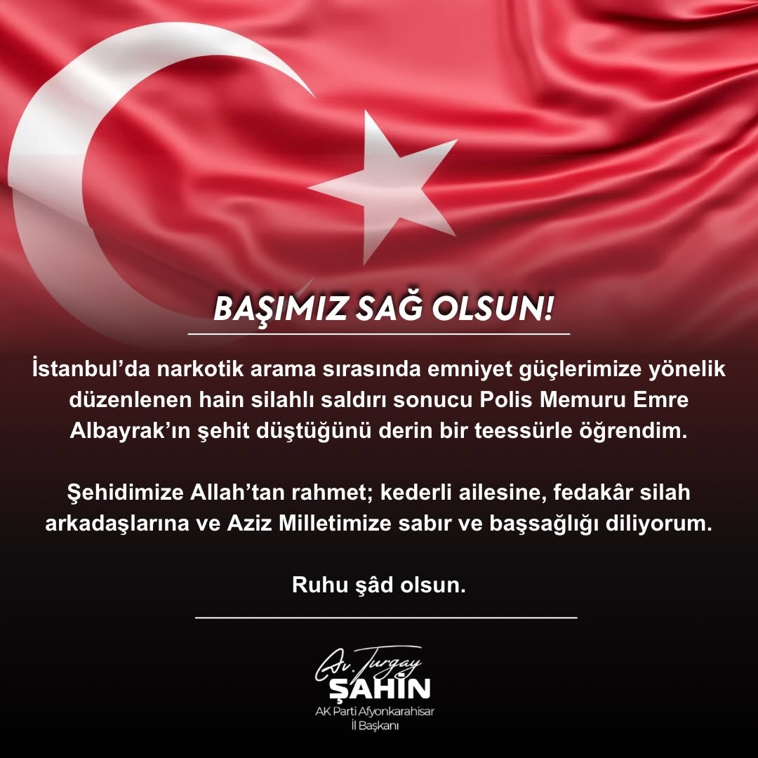 İstanbul’da Emniyet Güçlerine Yönelik Saldırıda Şehit Düşen Polis Memuru Emre Albayrak