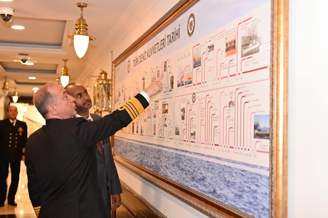 T.C Millî Savunma Bakanlığı Somali Limanlar ve Deniz Ulaştırma Bakanı Abdulkadir Mohamed Nur'u Ağırladı