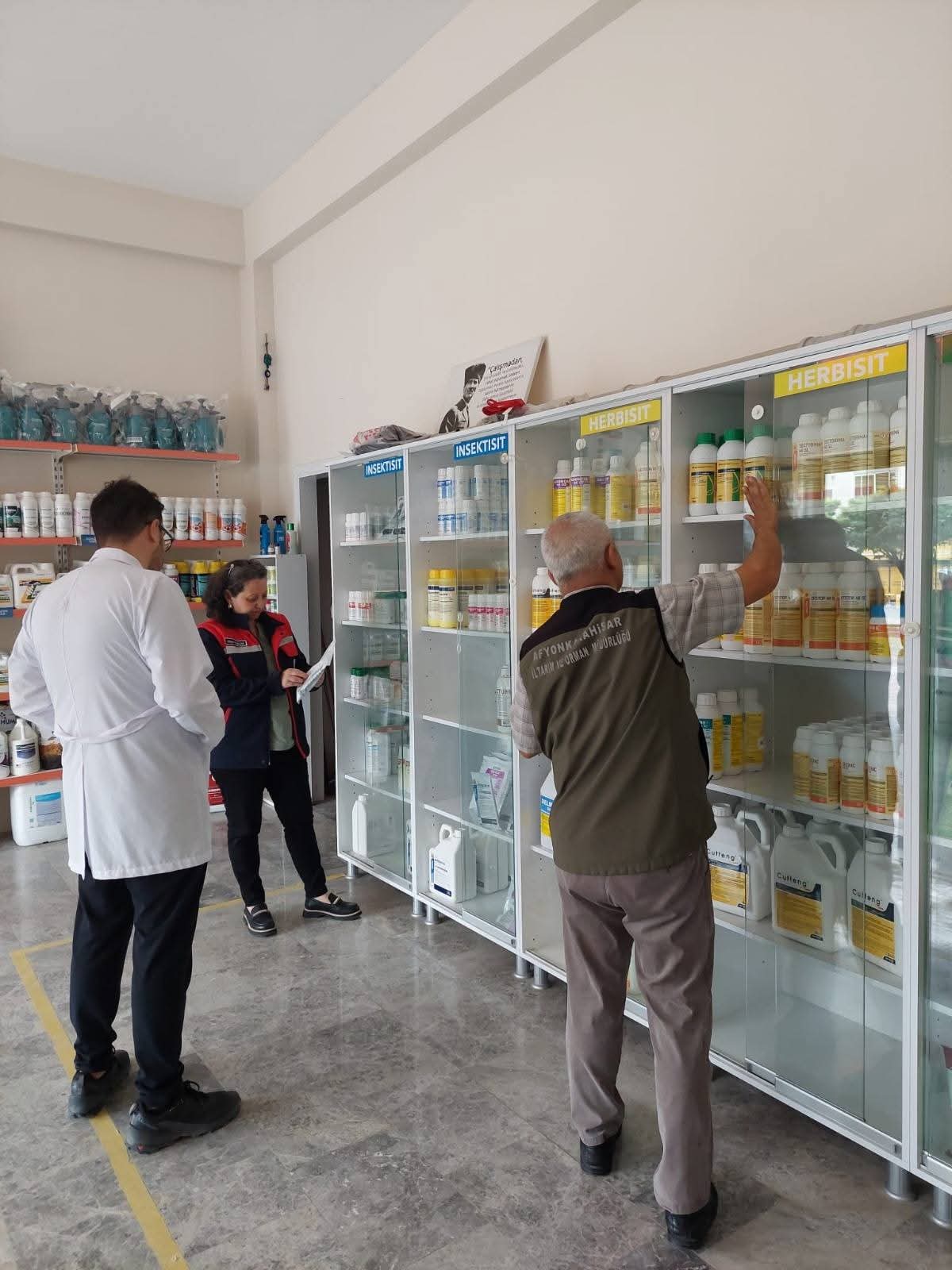 Afyonkarahisar’da Bitki Koruma Ürünleri Bayileri Denetimleri Sürüyor