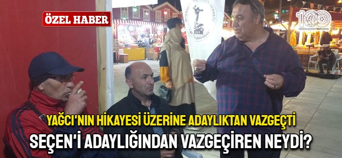 Dr. Mustafa Seçen, Saray adaylığından vazgeçti