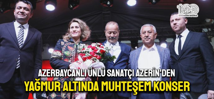 Yağmur altında muhteşem konser