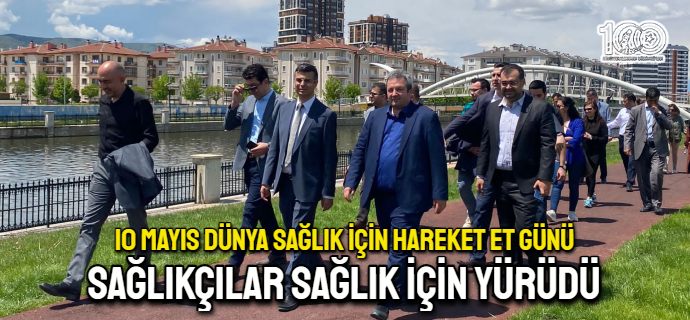 Sağlıkçılar, sağlık için yürüdü